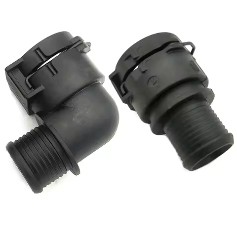 2Pcs Heater Inlet Hose Connector For CHEVY SONIC HATCHBACK Opel Tracker 95089363 950893634 ABS Heater Hose Connector Replacement
