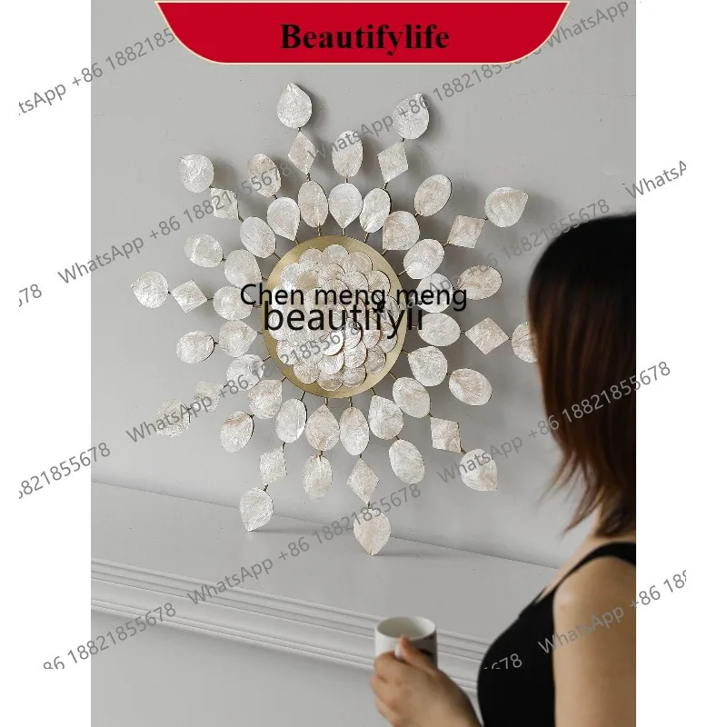 

G153 Light Luxury Golden Geometric Art Wall Decoration European Creative Decorative Painting Wall Metal Pendant