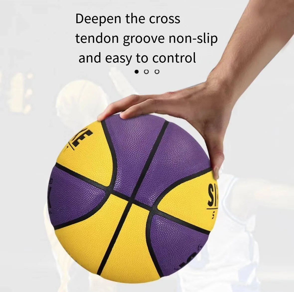 SIPAKE 농구 성인 사이즈 7, 내마모성 및 미끄럼 방지, 전문 대회 훈련 표준 농구