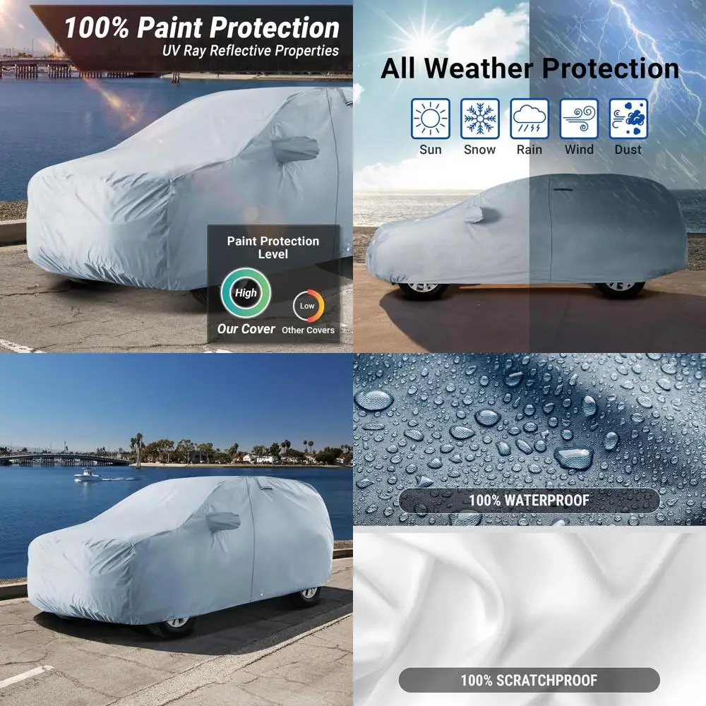 

Custom-Fit Waterproof Padded Cover for 1995-2006 Chevy Tahoe 4-Door SUV - Full Exterior Protection