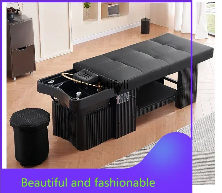 

zGHead Therapy Water Circulation Shampoo Chair Fumigation Barber Shop Beauty Salon Thai Lying Completely Massage Flushing