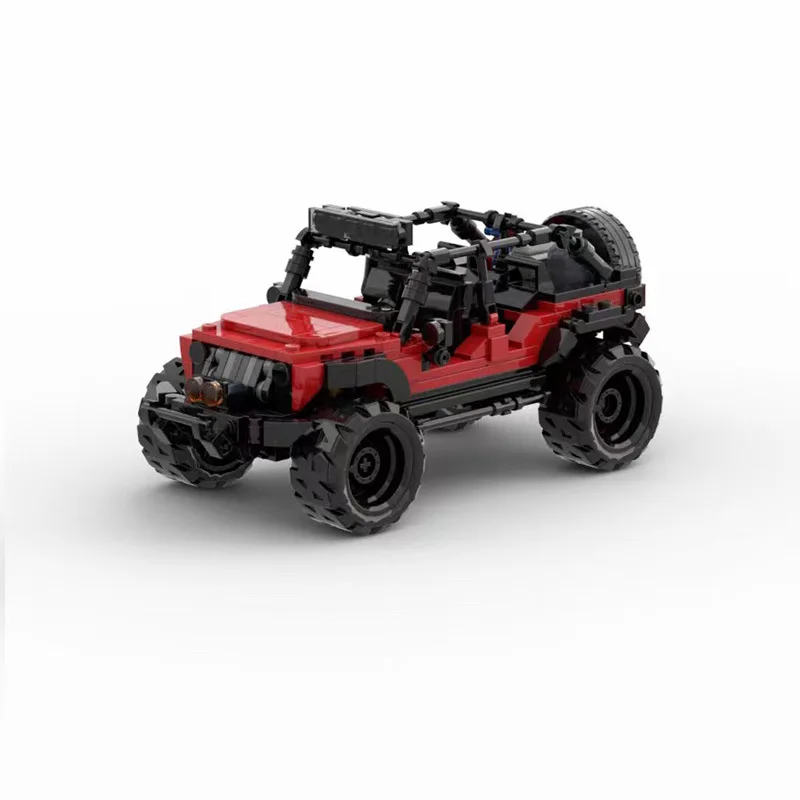 

MOC technology DIY classic Wrangler off-road vehicle model building block boys love collecting bricks ornament toys