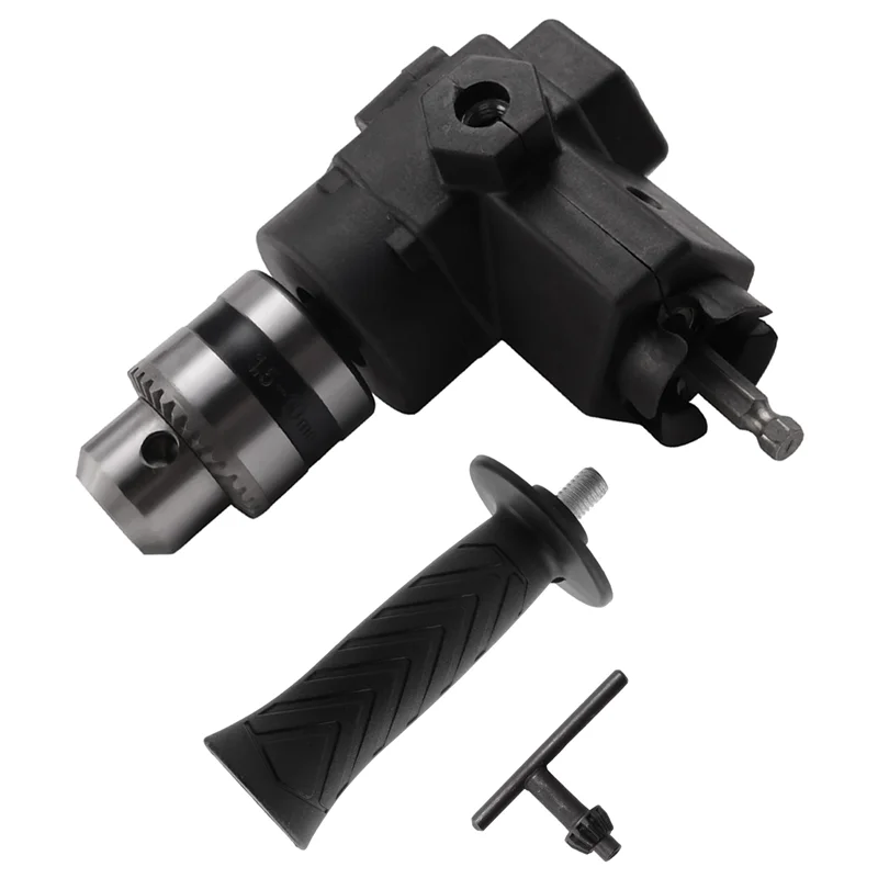 N84R 90 Degree Handle Right Angle Bend Extension Chuck Drill Adapter Power Tool Accessories
