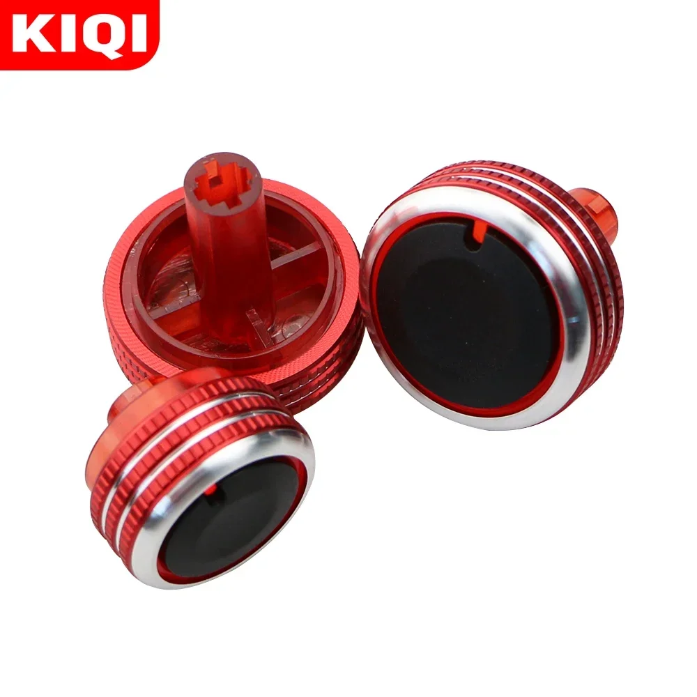 KIQI AC Knob for Nissan Versa Note March Micra Cube Almera Latio Sunny Air Conditioning Heat Control Switch Knobs Accessories