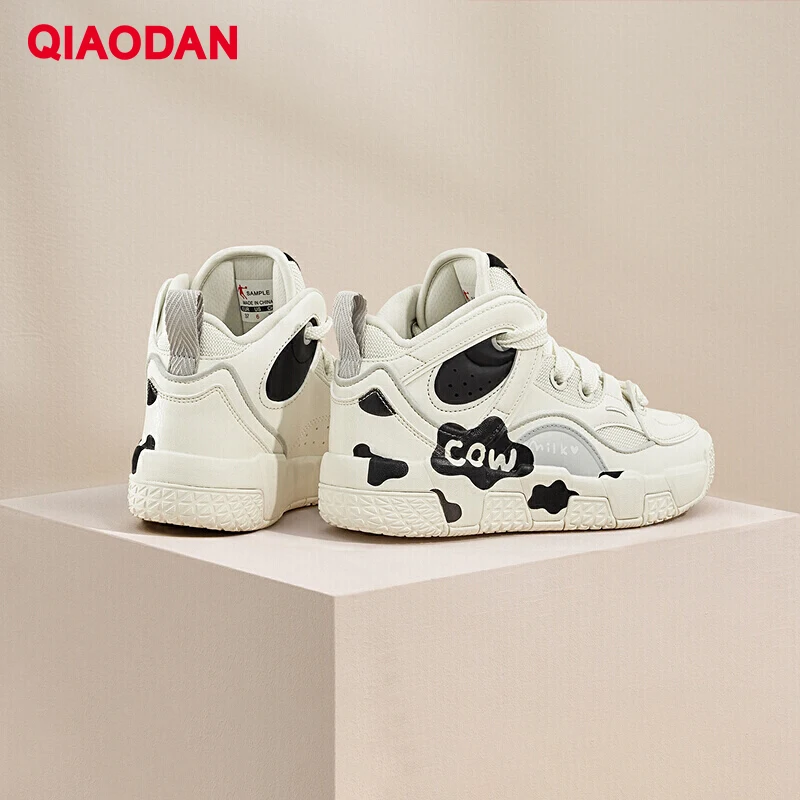 

QIAODAN Fashion Basketball Shoes for Women 2024 Casual Non-slip Wear-resistant Shock-absorbing Trendy Sports Shoes XM16242002