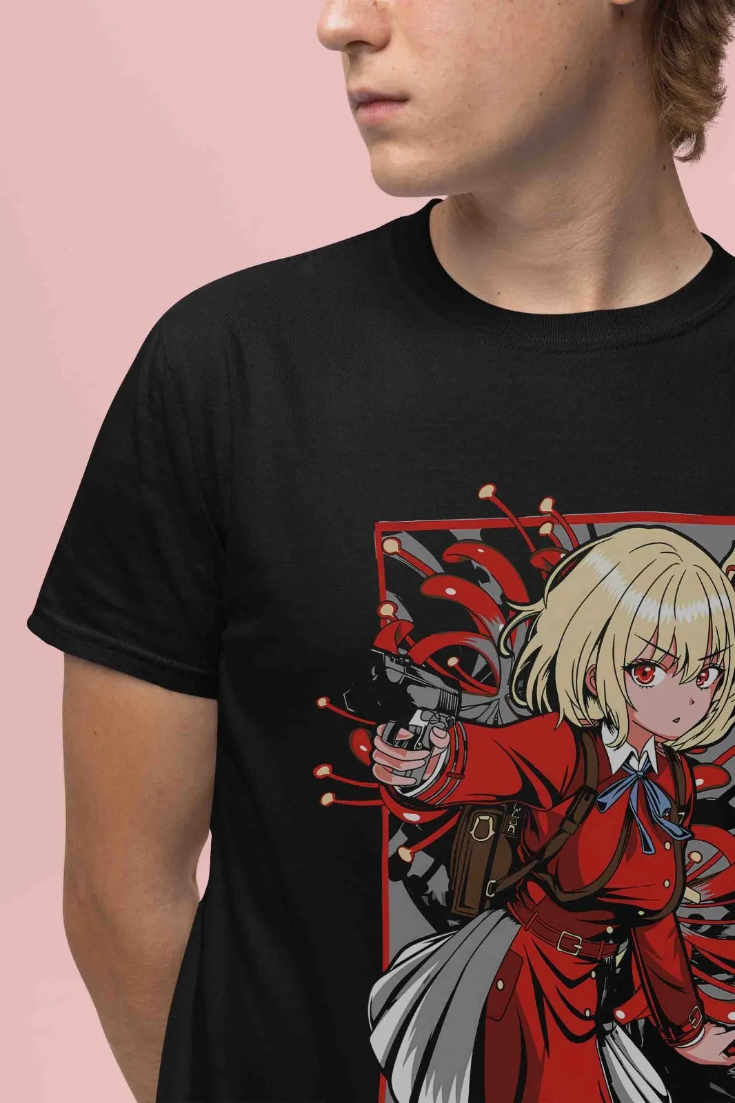 Lycoris Recoil Shirt Chisato Tshirt Takina T-Shirt Mika Top Kurumi Waifu Anime