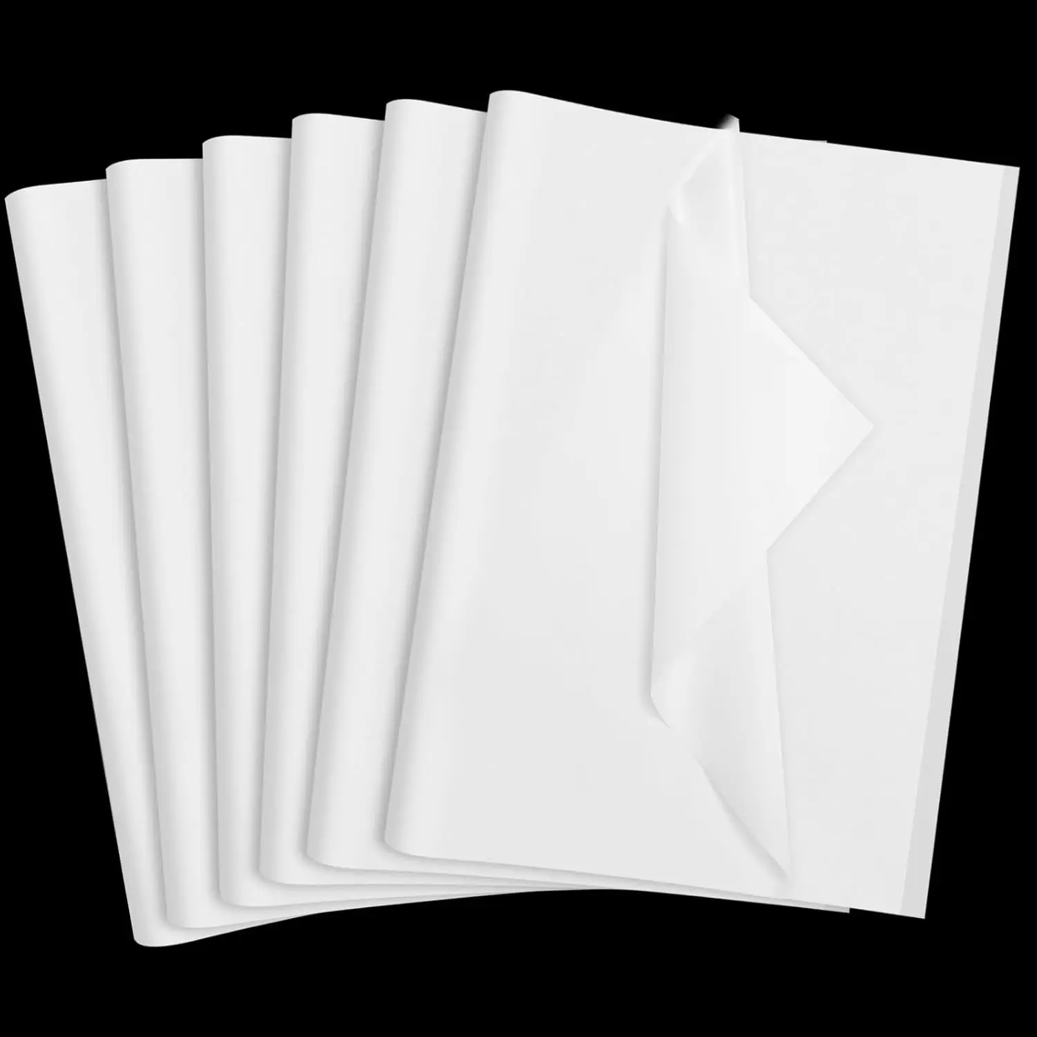 

160 листов белой папиросной бумаги оптом, 14x20 дюймов, для упаковки подарков, рукоделия, свадеб, детских праздников, дней рождения