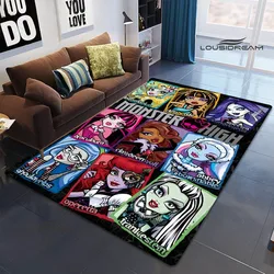 Monster High Anime printed carpet Anime carpet decorazione della camera da letto tappetino da Yoga tappeto da esterno tappeto antiscivolo tappeto regalo di compleanno