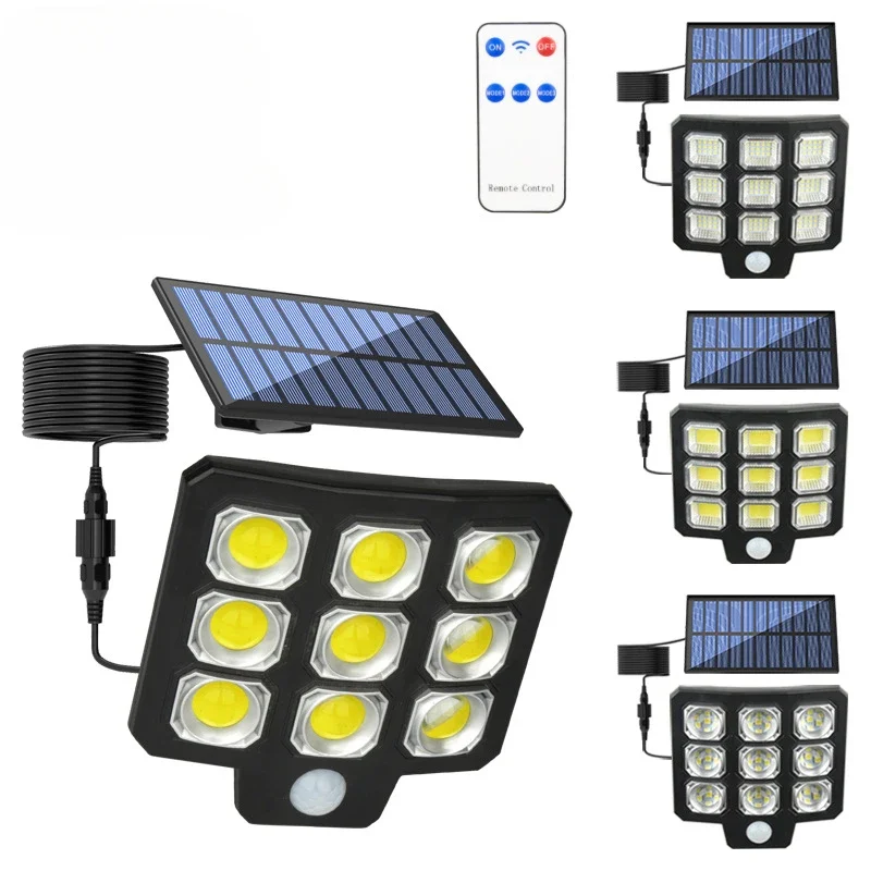 

New Solar Wall Light Outdoor Split Led Garden Human Body Motion Induction Wall Light High Power Garage Road Small Street Light