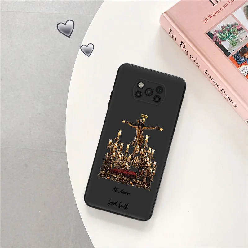 Phone Case For Xiaomi POCO X5 M3 M4 M5 C40 C50 C51 F3 F4 F5 X4 X3 F1 14 Virgin Mary Jesus Church Redmi A3X Soft Protective Cover