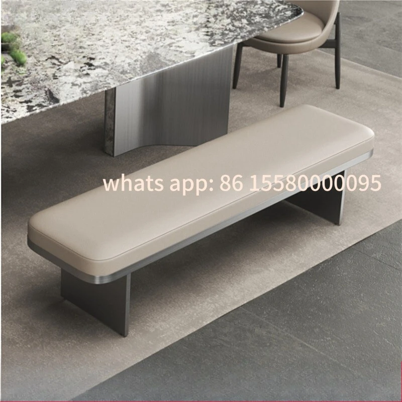 

Customizable Entry Door Shoe Change Stool Household Stainless Steel Bench