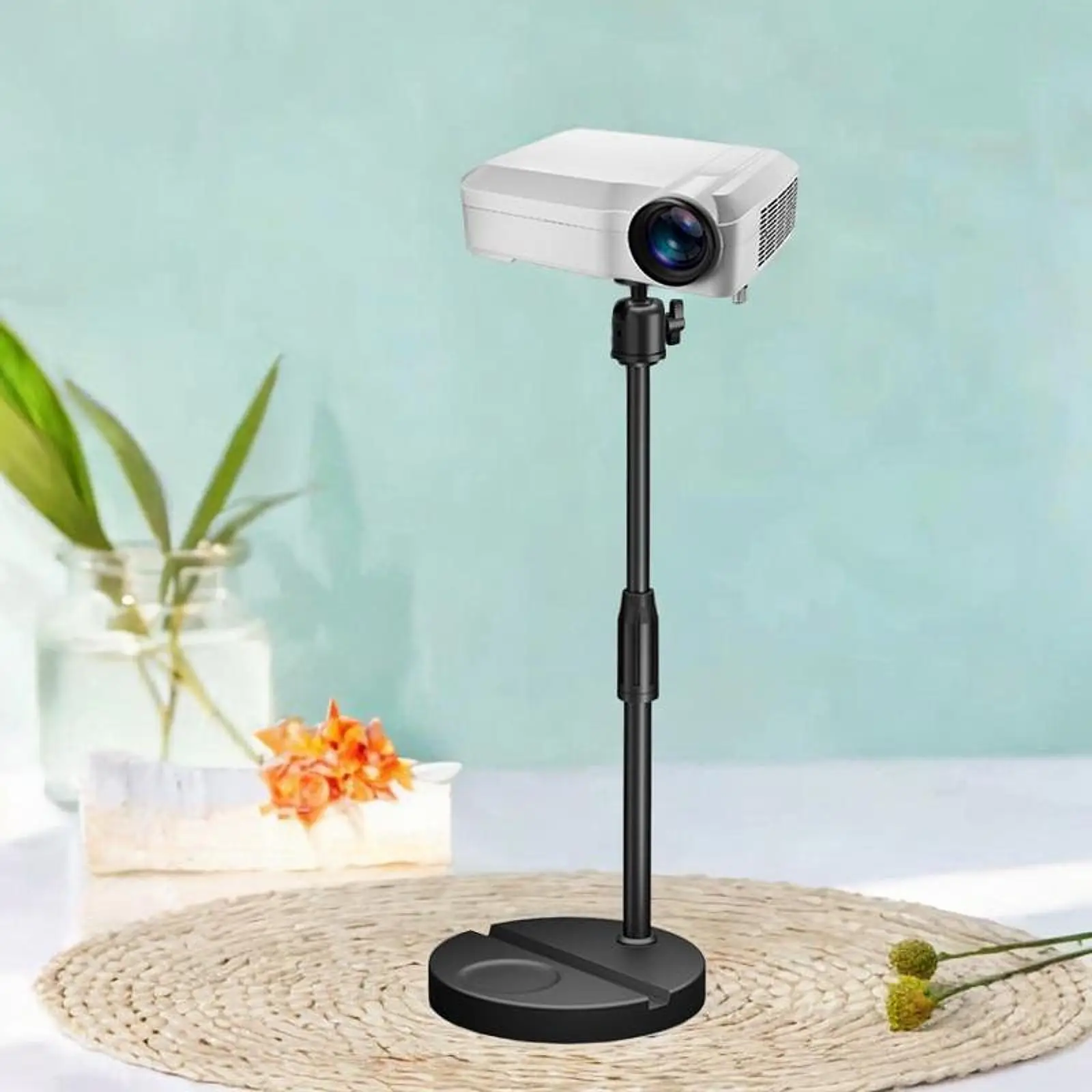 

Projector Stand Heavy Duty Adjustable Angle Height Adjustable Versatile Projector Bracket for Stage Home Home Theater Office