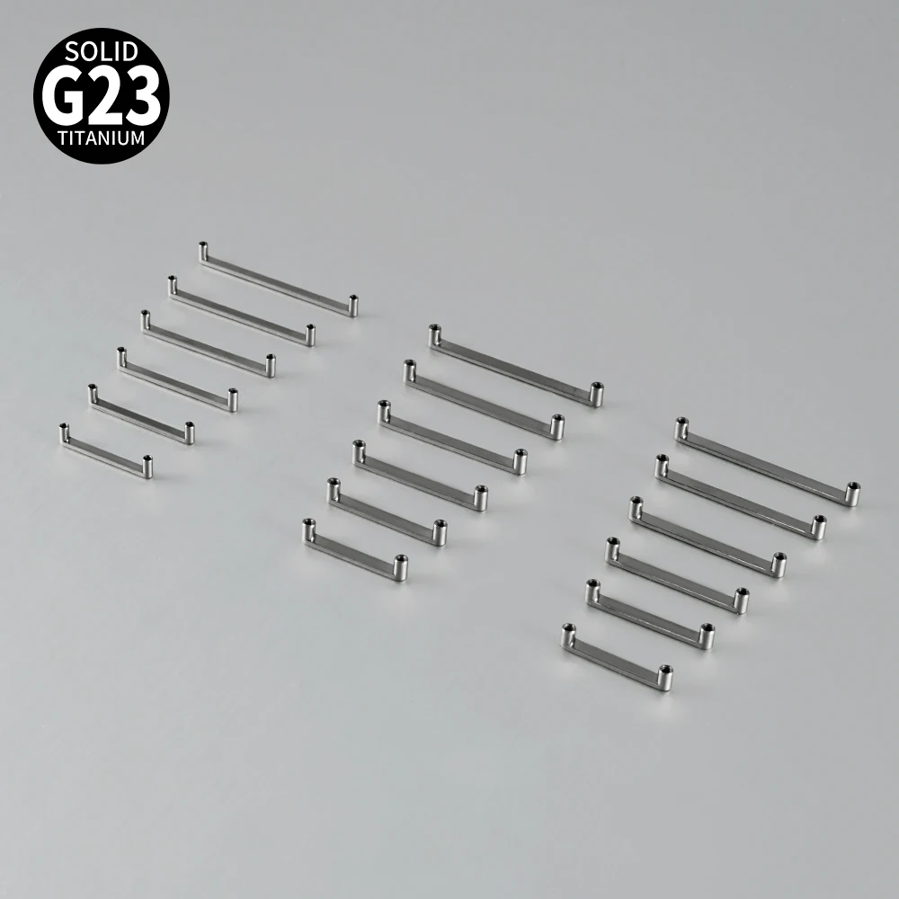 G23 Titanium Surface Piercing Double Threaded Dermal Anchor