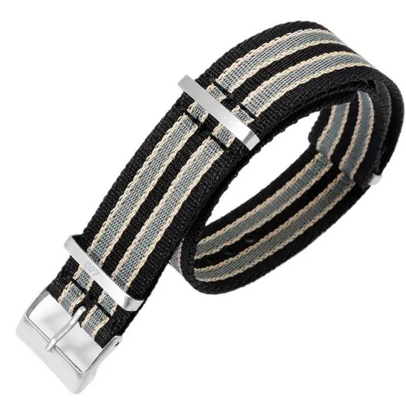 

High Density Nylon Canvas Strap 20mm For OmegaNATO Band 304 Stainless Steel Buckle Men Replacement Bracelet Watch Accessories