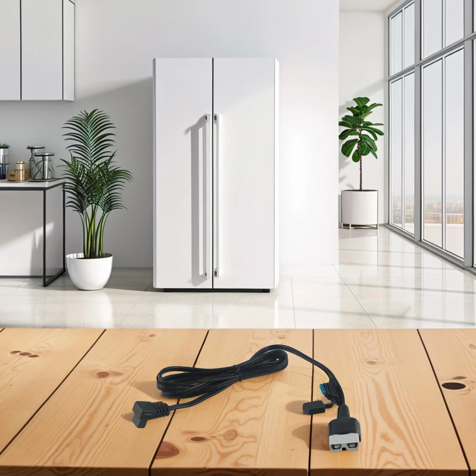 50A Current DC Power Cord Cable Reliable Connection Secure Connection Flush Mount Design Over-current Protection