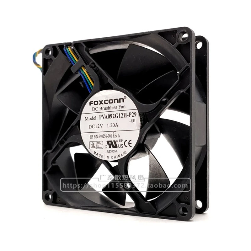 New original PVA092G12H-P29 12V 1.2A 9025 9CM 4-pin PWM CPU power supply chassis large air volume cooling fan