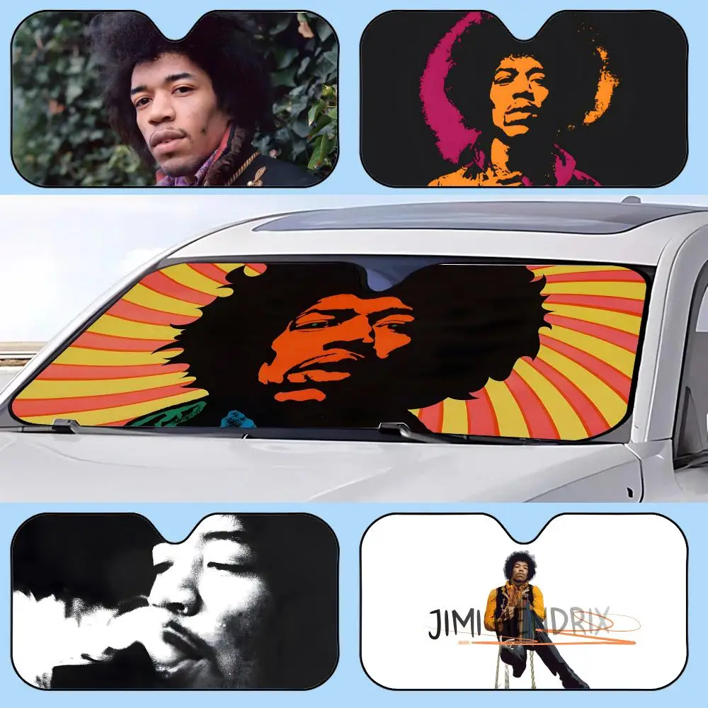 

SINGER J-JIMI H-HENDRIX Sun Visor Retractable Car Sun Visor Anti-Glare UV Protection Front Window Sunshade