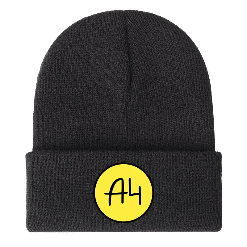 2022 New а4 мерч шляпа Black Child Hats Winter Autumn Boy Girl Knitted Hat A4 Lamba Fashion Unisex Warm Kids Women Beanie Hat