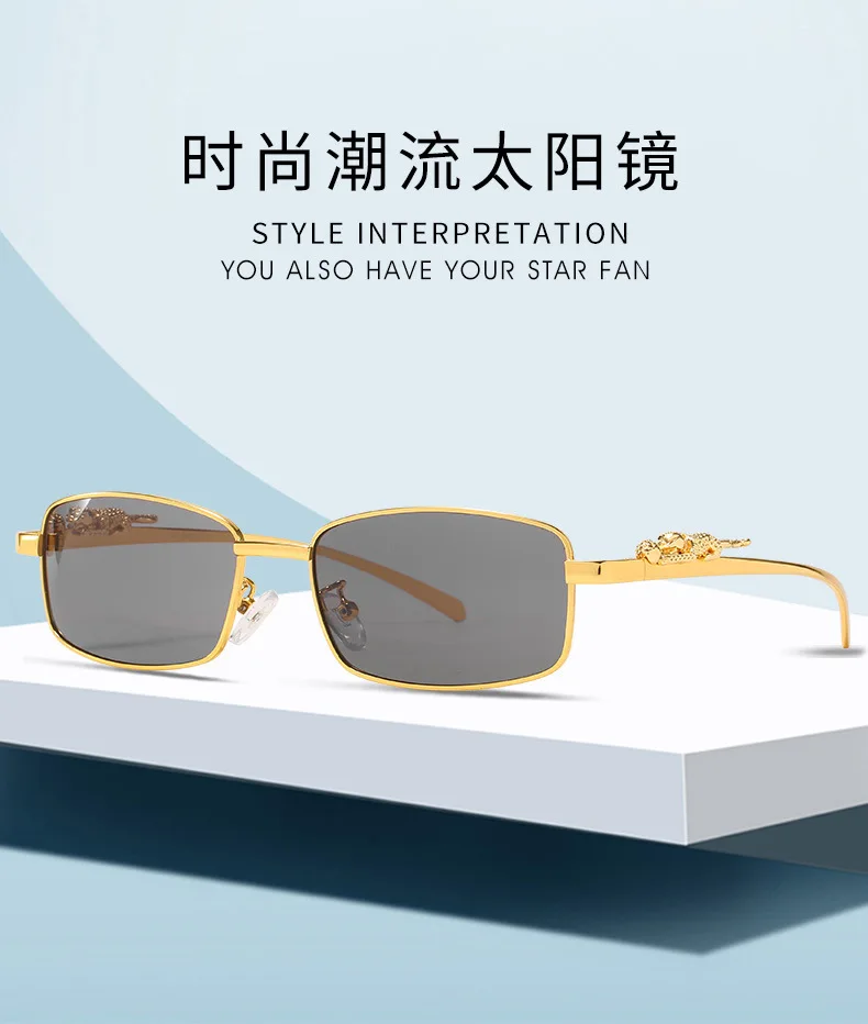 

Солнцезащитные очки 3D с головой леопарда, квадратные, унисекс, поляризованные, UV400, ретро, в стиле хип-хоп, для вождения, уличной моды, повседневной носки, женские