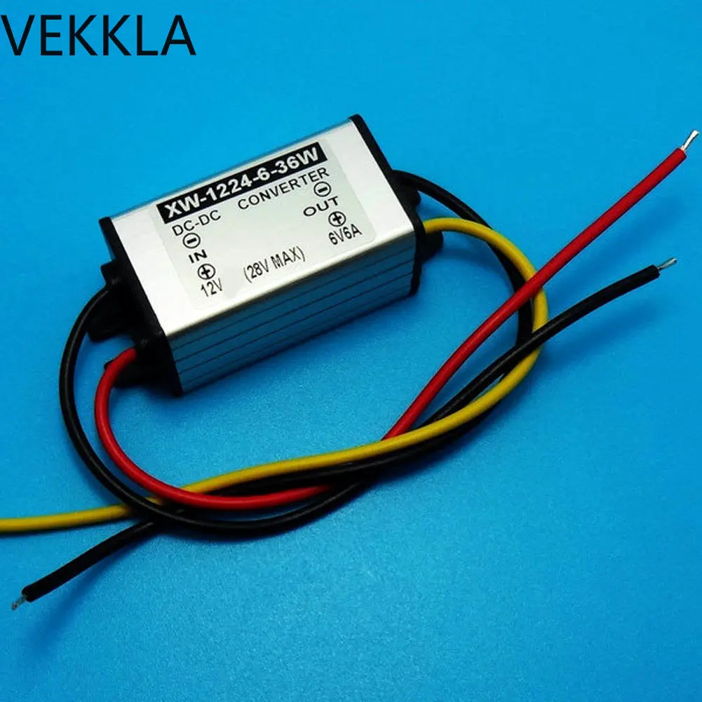 

DC Step Down 12V(9-28V) To 6V 6A 36W Car Power Supply Converter LED Display,Car alarms Buck Voltage Regulator Module