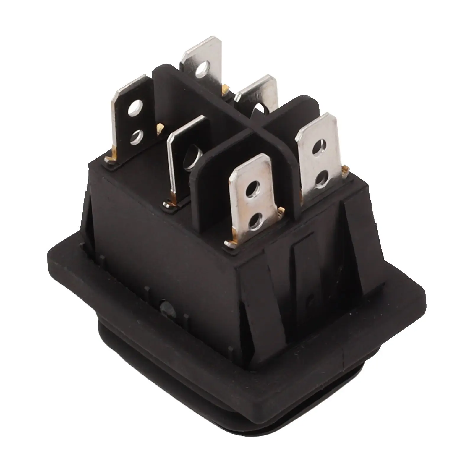 For DIY Electronics Momentary Polarity Reverse Switch 6 Pin 3 Position Switch Crimped Rocker Switch Easy Installation