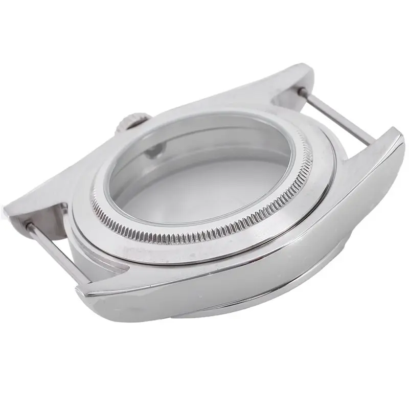 3Pcs 39Mm Stainless Steel Polished Case Sapphire Glass Fit NH35/NH35A NH36/NH35A Movement,Transparent Back Cover Eco-Friendly