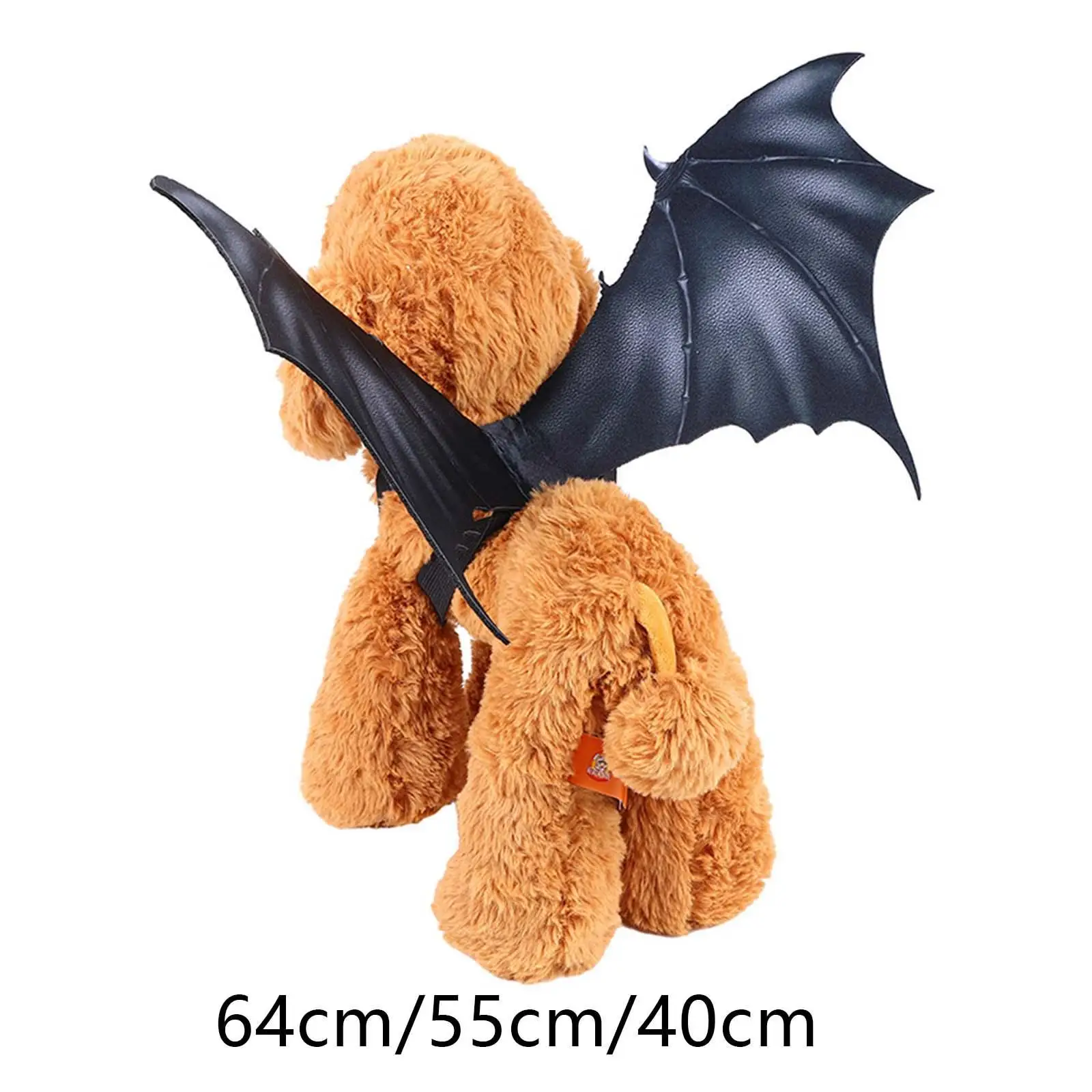

Dog Bat Wings Adjustable Doggy Outfits Cosplay Dog Halloween Costume Halloween Pet Bat Costume for Small Medium Large Dogs Party