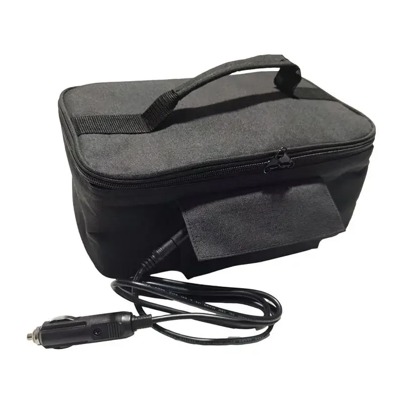 Portable Car Electric Oven, 12V, Food Warmer, Mini Personal heated lunch box, cooking meals and ash in a vehicle truck