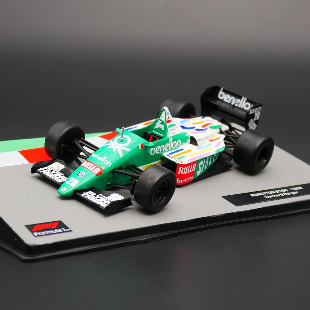 Ixo 1:43 Benetton B186 1986 Gerhard Berger Diecast Car Metal Toy Model