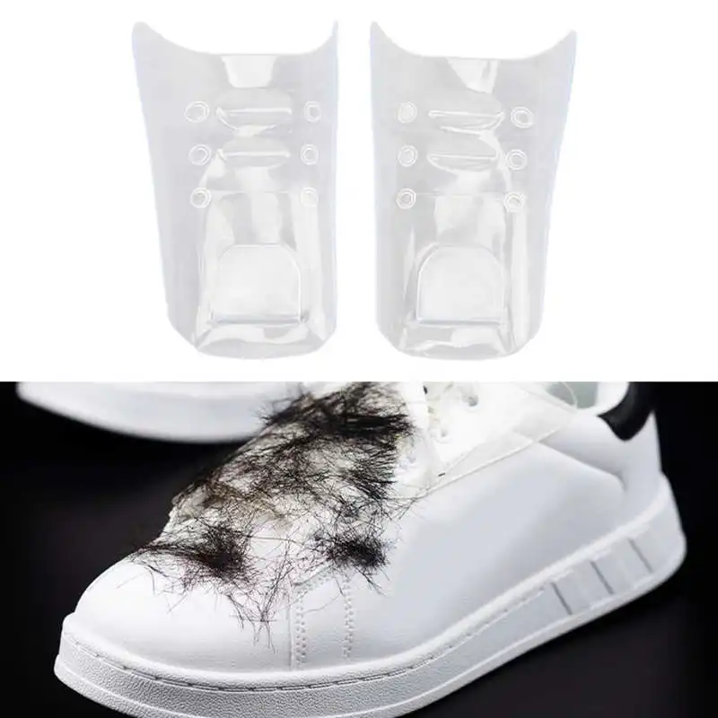 1 Pair Silicone Barber Shoes Cover Anti-broken Hair High Transparent Hair Stylist Shoes Cover Salon Hairdressing Supplies