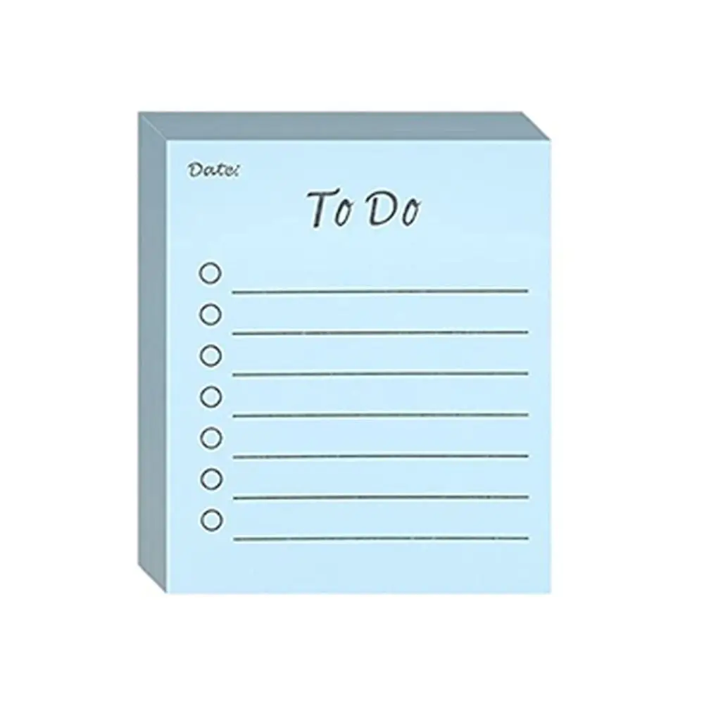 

School Office Supplies Students Check List Shopping List Daily Weekly Month Planner Message Notes Sticky Notes Memo Pad Notepad