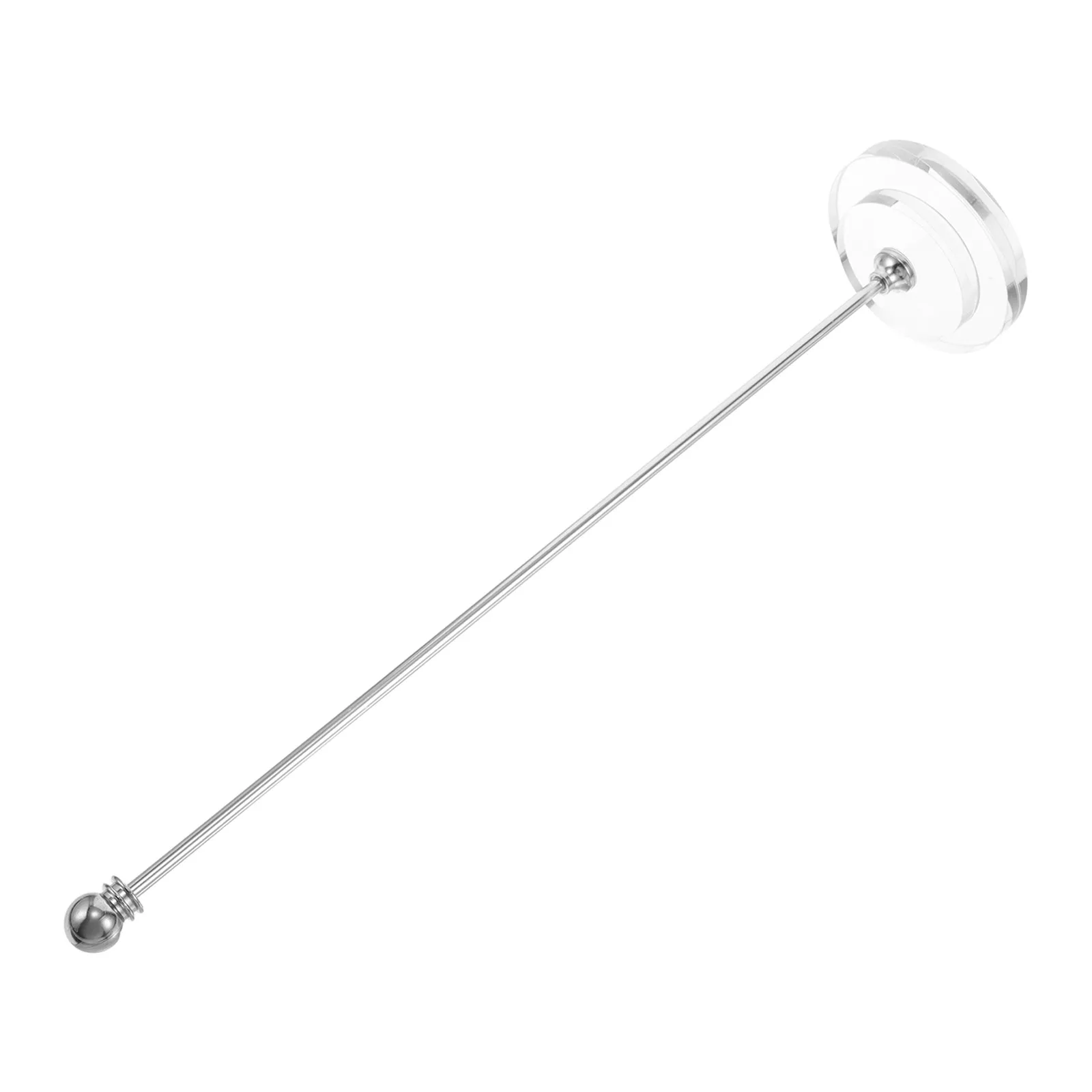 Desktop Flagpole Stand Stainless Steel Glass Stable Base Heavy Duty Metal Bracket Easy Installation Ideal Meeting Room Home