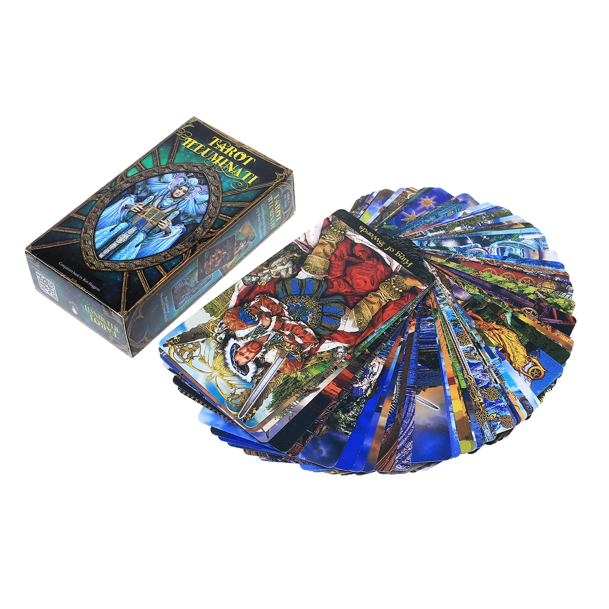 Illuminati Tarot Cards A 78 Deck Oracle English Visions Divination Edition Borad Playing Games