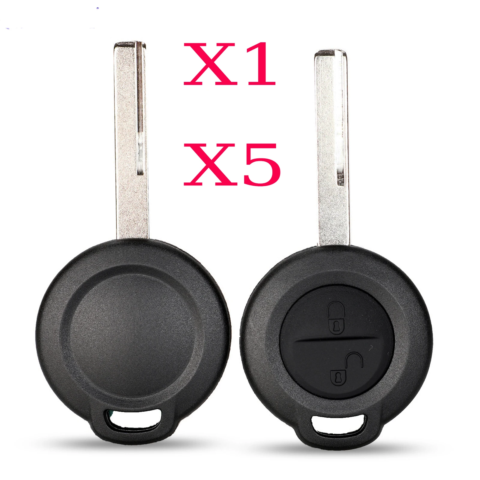 jingyuqin X1 X5 Remote Car Key Shell Cover Case For Mitsubishi Colt Warior Carisma Spacestar Straight Key
