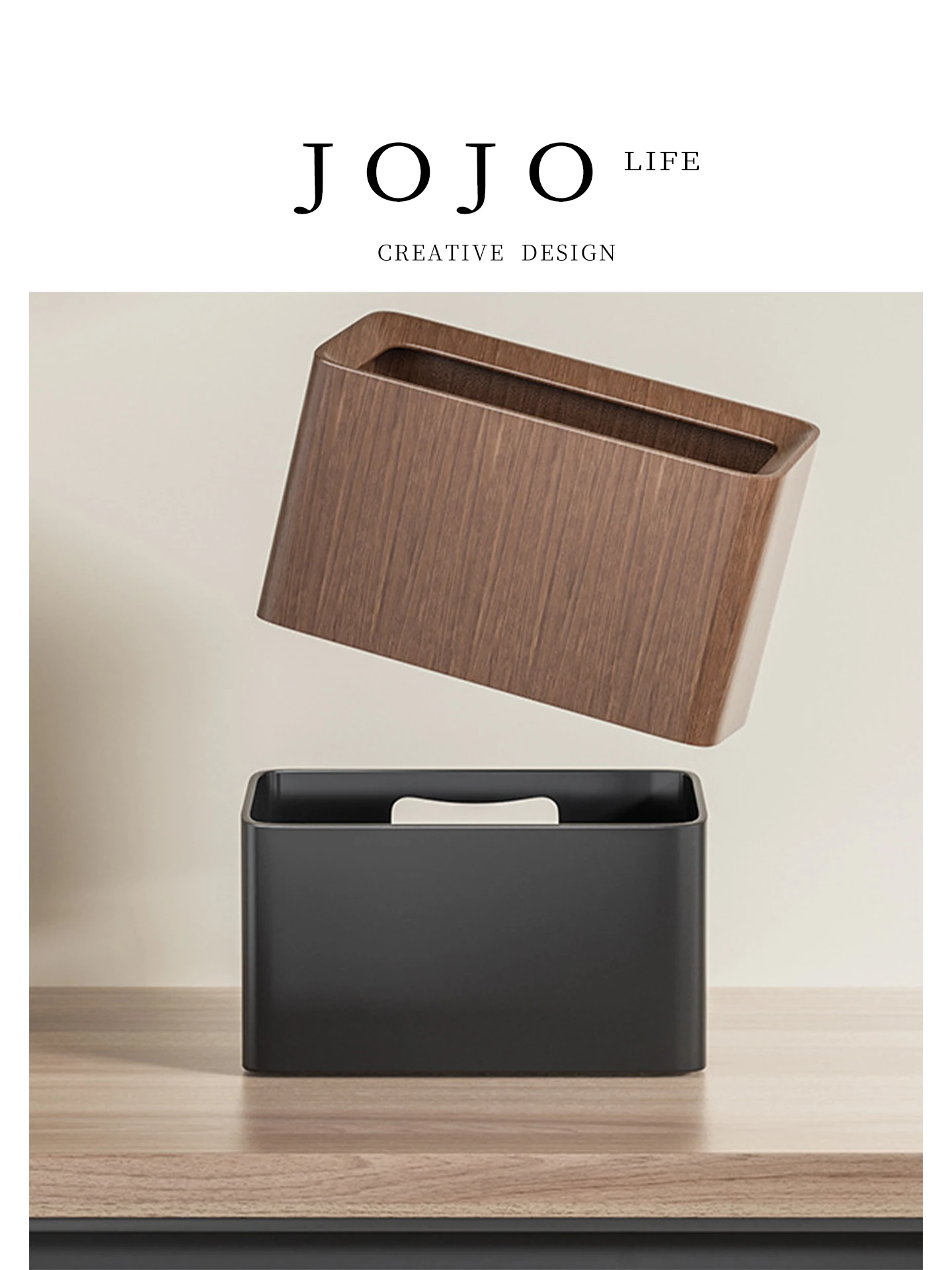 

Мусорное ведро Jojos L PD для дома и автомобиля, маленькое, квадратное, из АБС-пластика, без крышки, 4 л