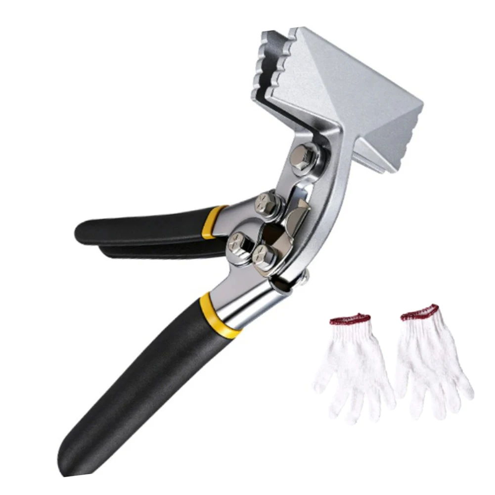 1pc Sheet Metal Bending Pliers Bend Straight Jaw Sheet Metal Bender Tools Sheet Metal Seamer Edge Sealing Electrician Pliers