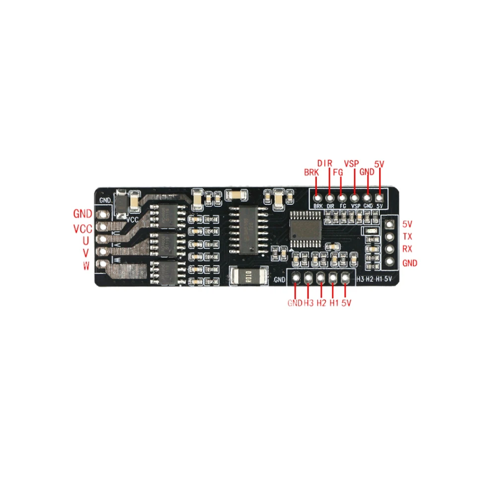 With Hall PWM Three-phase Forward And Revese Motor Control Board BLDC Motor Driver 24W 5V-40V 2A Brushless Motor Control Module