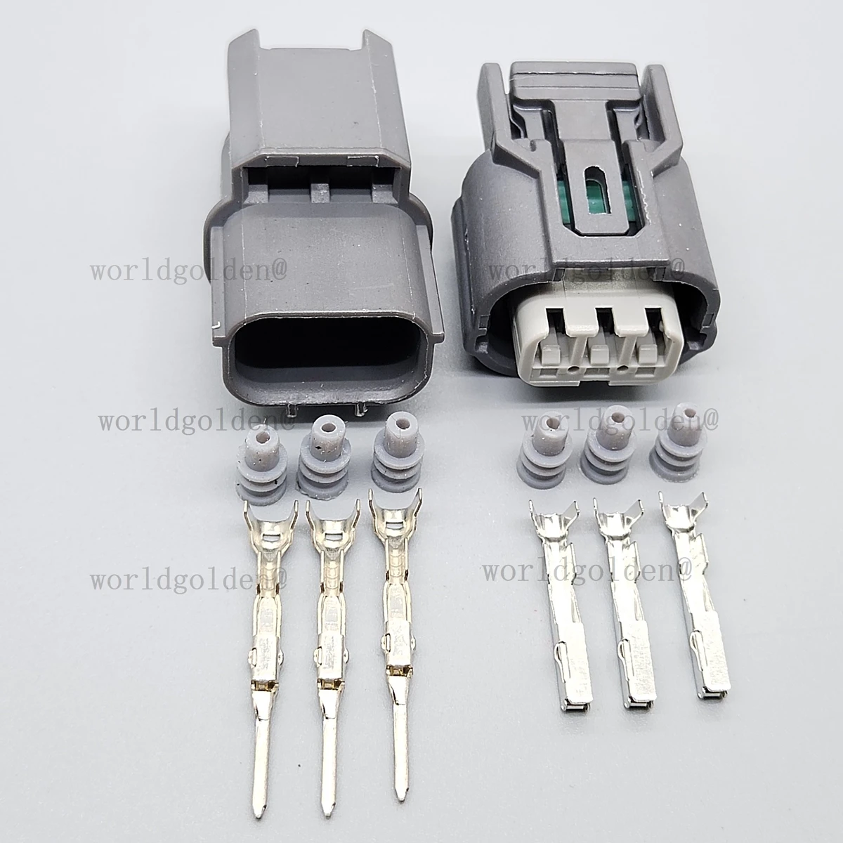 6189-0968 6181-0595 Grey Plastic Sealed Plug for fitting lamp sensor harness in automobile periodic maintenance