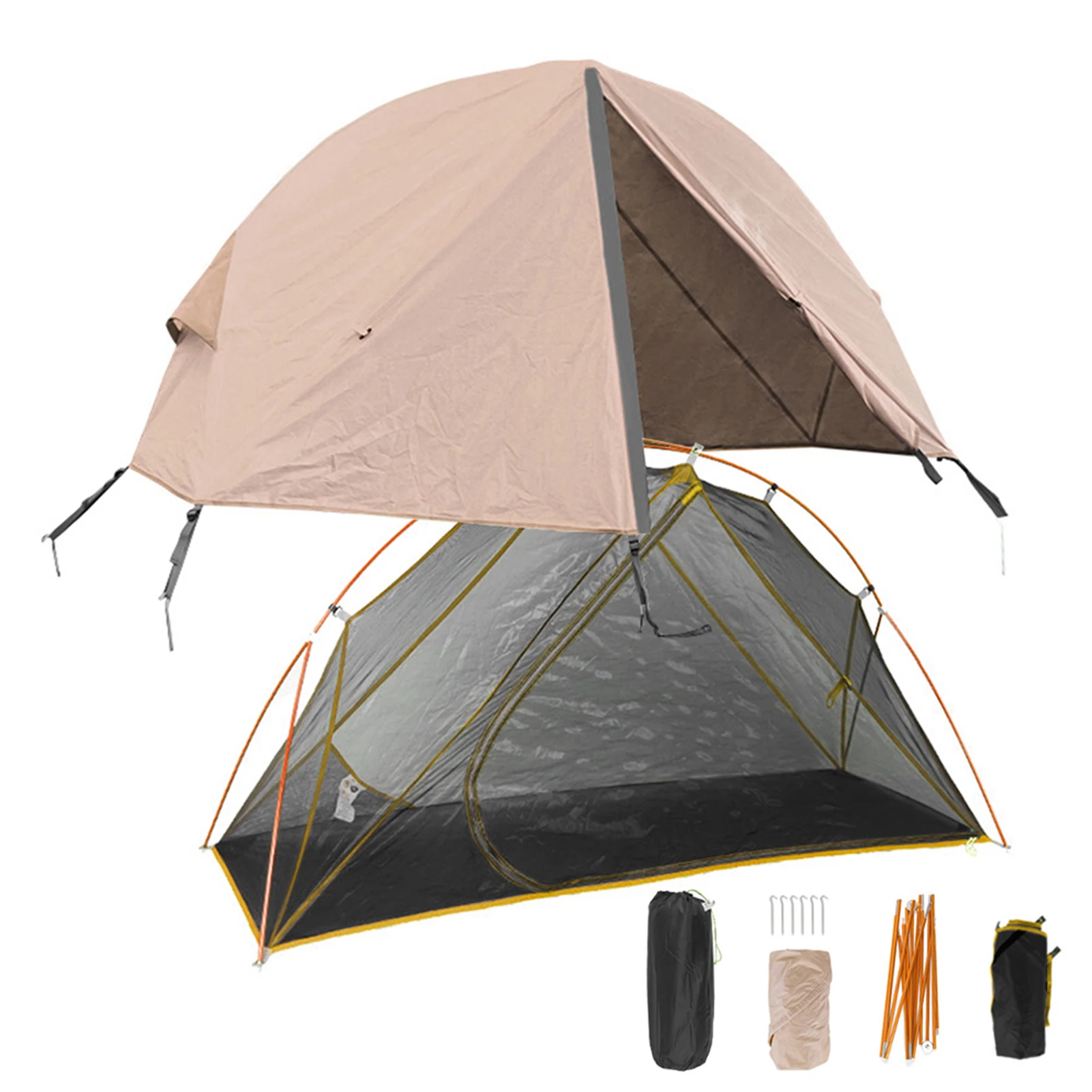 

1 Person Camping Tent for Cot Lightweight Water Resistant Tent for Outdoor Camping Backpacking Traveling