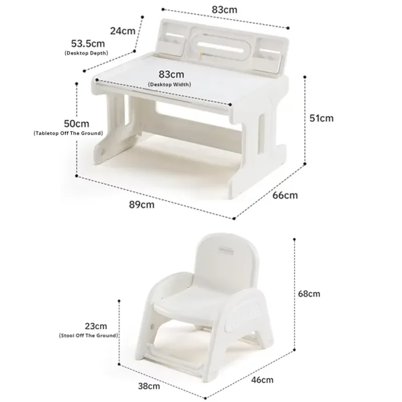 Building block new design activity children's drawing board desk art study table educational toys children's drawing game