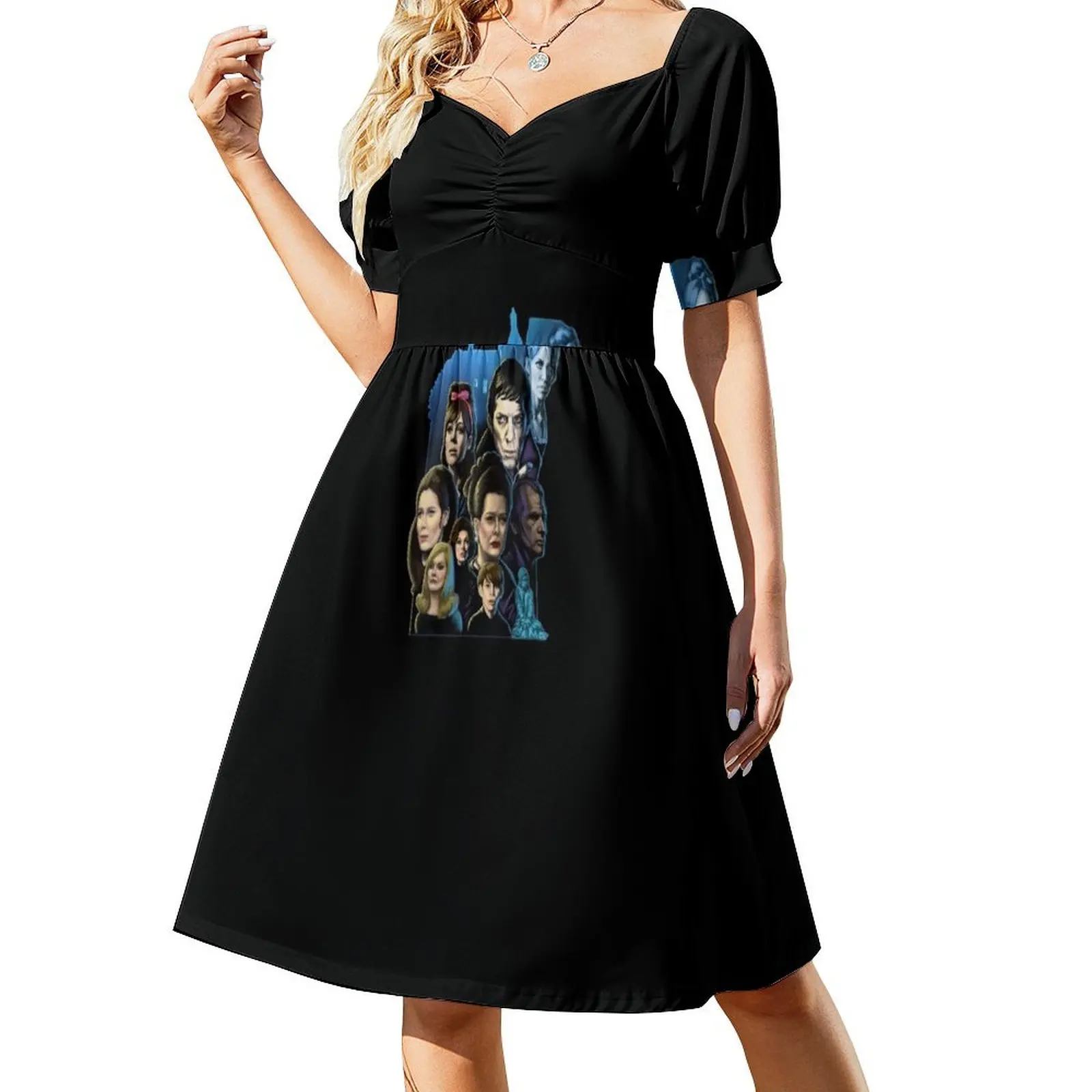 

Dark Shadows T-ShirtDark Shadows Short-Sleeved Dress women's dresses luxury fairy dress ceremony dresses