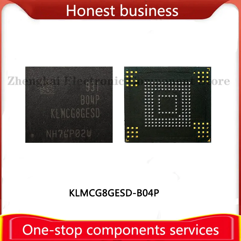

KLMCG8GESD-B04P 100% рабочий, 100% качественный чип eMMC BGA153 64 ГБ KLMCG8GESDB04P для мобильных телефонов, память для жесткого диска KLMCG8GESD