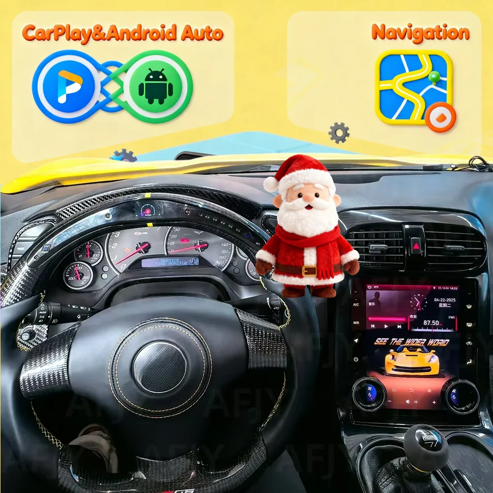 

10.4Inch Touch Screen Car Radio For Corvette C6 2005-2013 Android Auto GPS Navigation Multimedia Video Stereo Receiver Head Unit