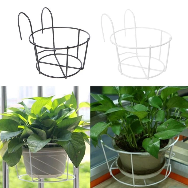  Hanging Plant Rack Hanging Railing Planters Metal Plants Holder Rack
