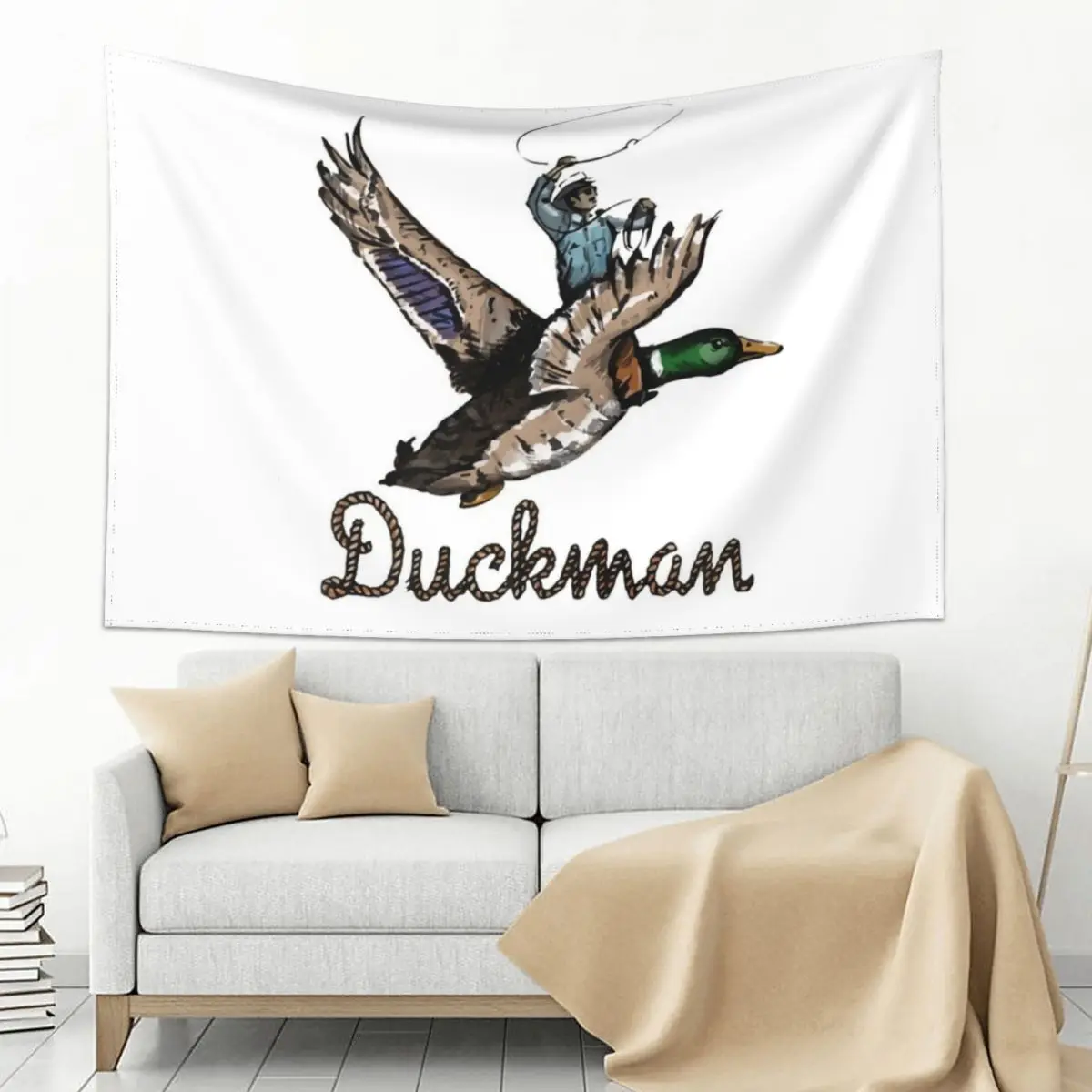

Riley Green Merch Duckman Pepper Shirt Tapestry