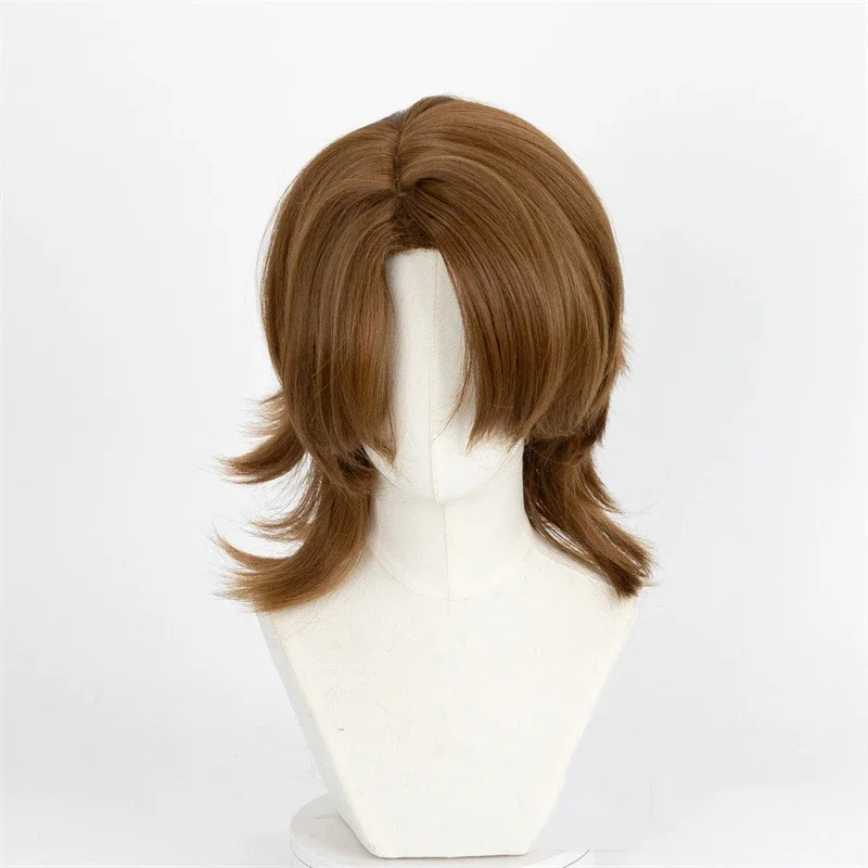 Game Honkai: Star Rail Gallagher Cosplay Wig Short Hair Mullet Head Styling Heat Resistant Synthetic Wigs Halloween Party Prop