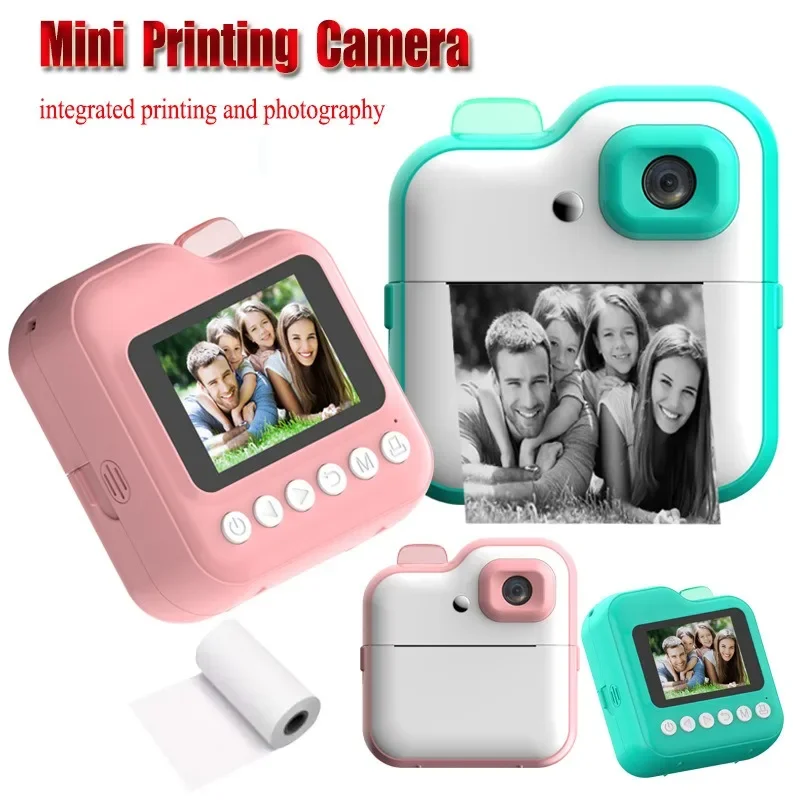 Instant Print Kids Camera with 32GB Memory Card No Ink Mini Digital Camera for Children Educational Gift