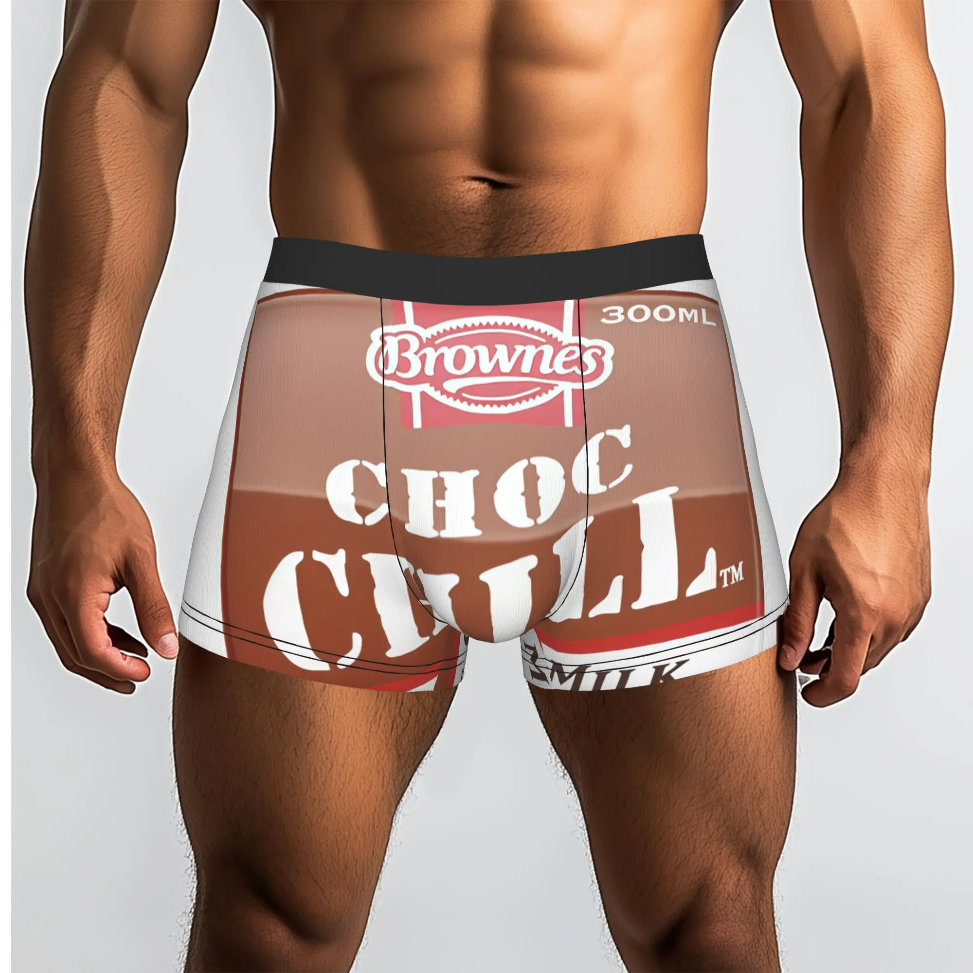 Calzoncillos Boxer Cómodos para Hombre BBrownes Choc Chill Chocolate Milk Visual