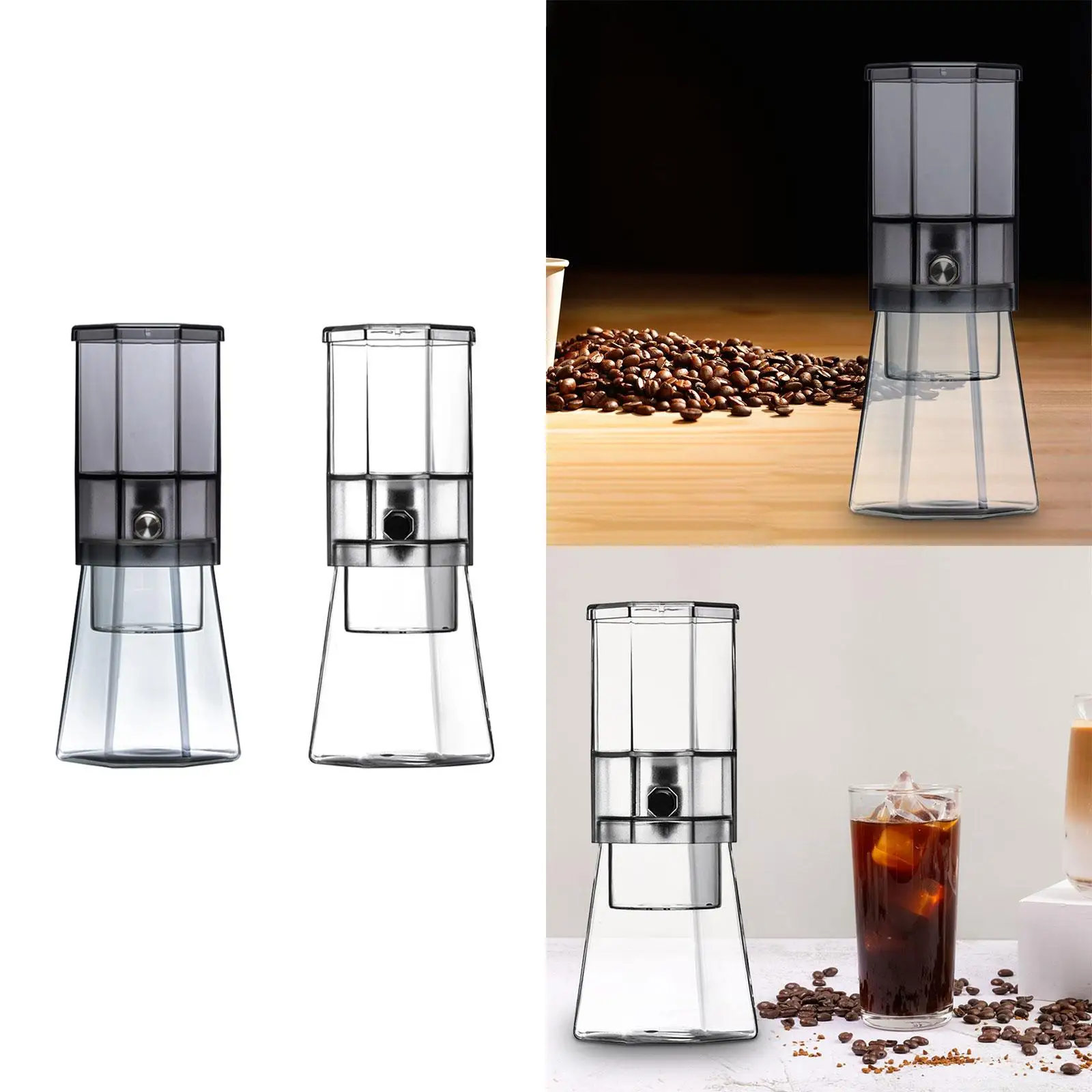 Pembuat kopi dingin, pembuat kopi mudah dibersihkan portabel, mesin pembuat es kopi dingin untuk kantor berkemah, pesta piknik rumah