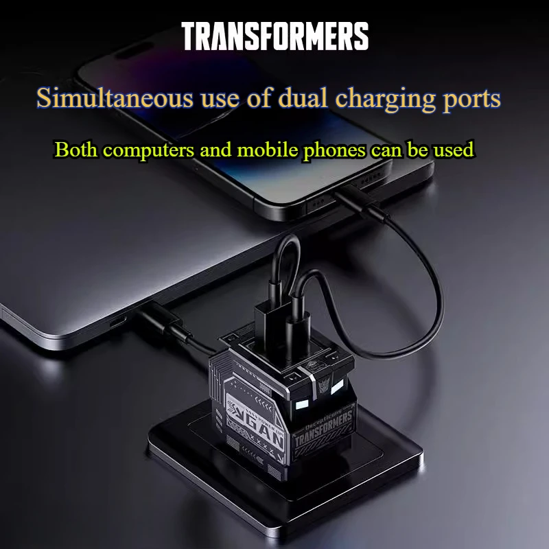 Disponibile Trasformatore autentico Caricatore in nitruro di gallio da 35 W Doppia porta Ipad Notebook Computer USB Typec Ricarica rapida pieghevole